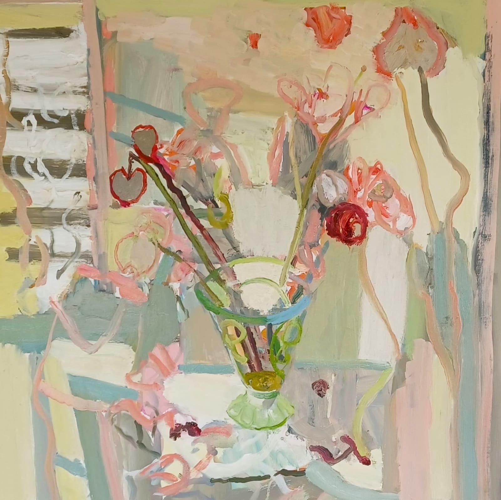 Fiona Scheibl, The light passed through the green vase