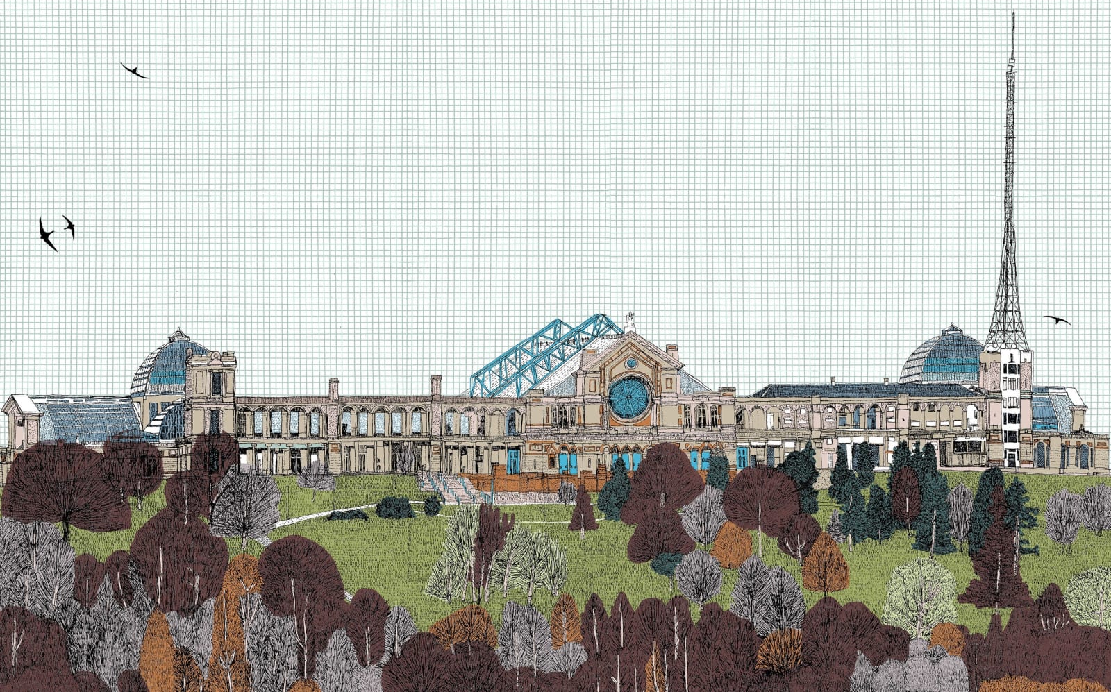 Clare Halifax, All Autumnal At Ally Pally