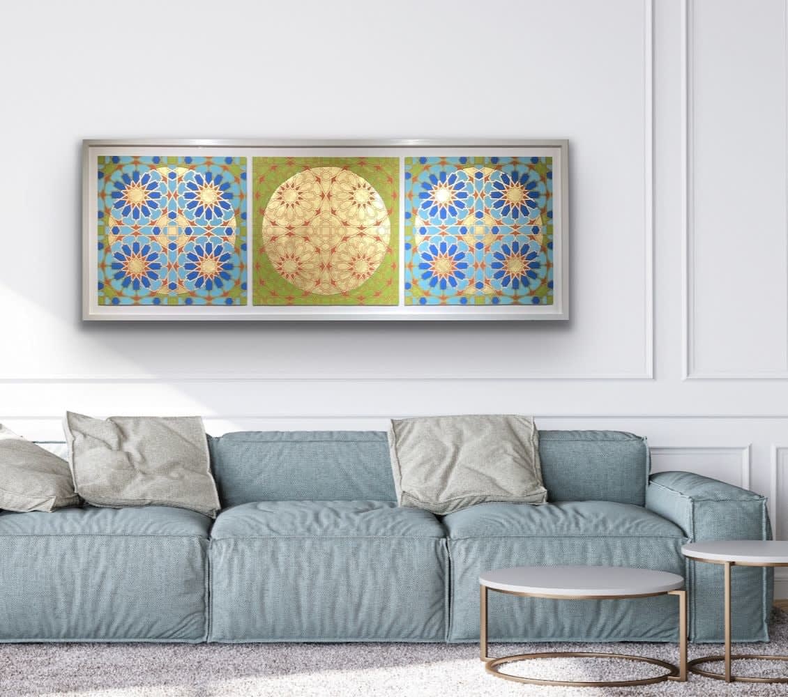 Natasha Kumar, Girih Rasa Triptych I