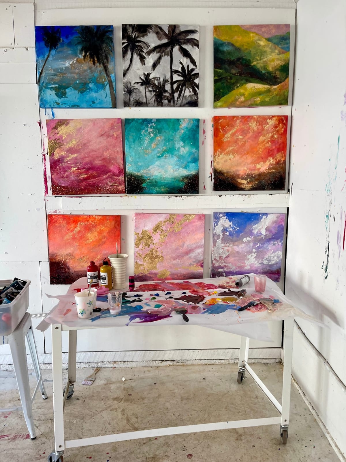 Nicole Etienne, Palms on Silver