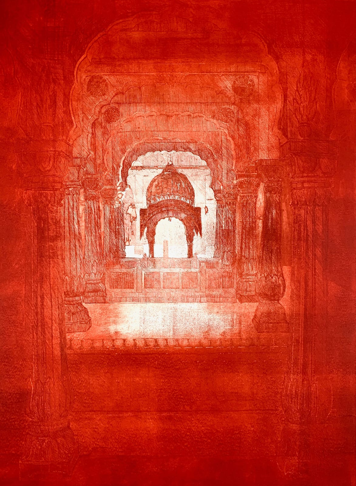 Natasha Kumar, Royal Chhatris - Hinglu I - Cinnabar