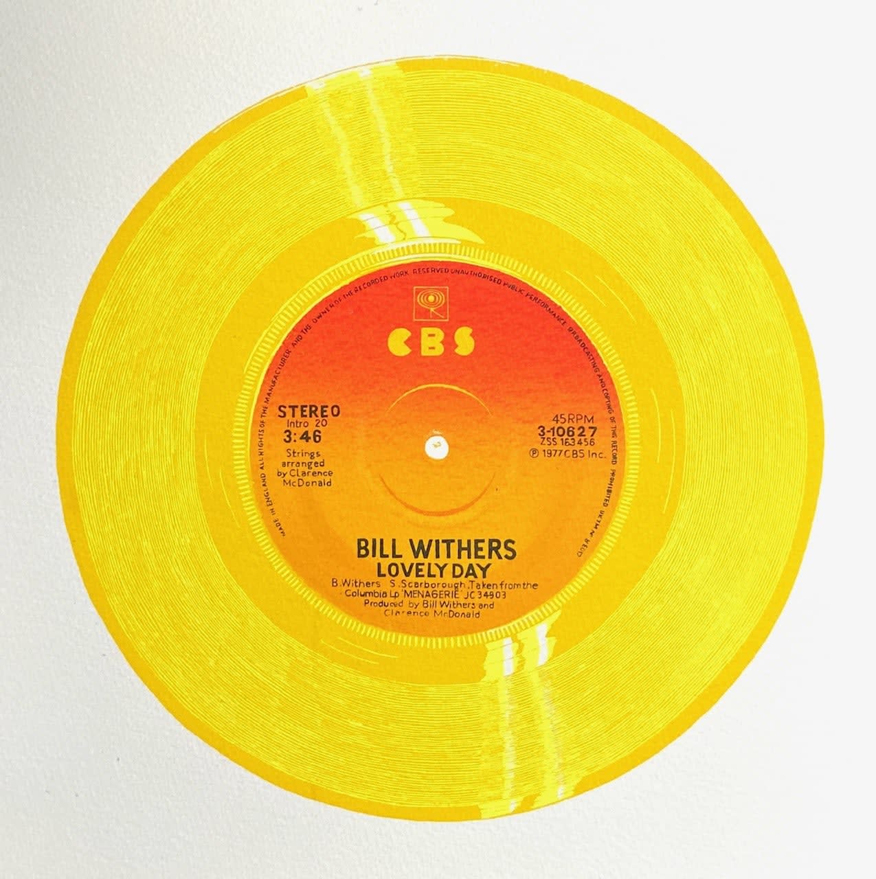 Martin Grover, Lovely Day (Yellow)