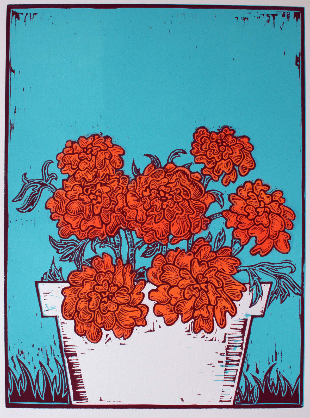 Faisal Khouja, Pot of Marigolds