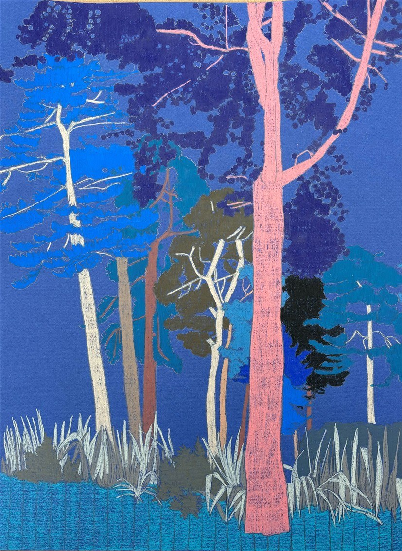 Drawings - Clare Halifax, Night Skies V