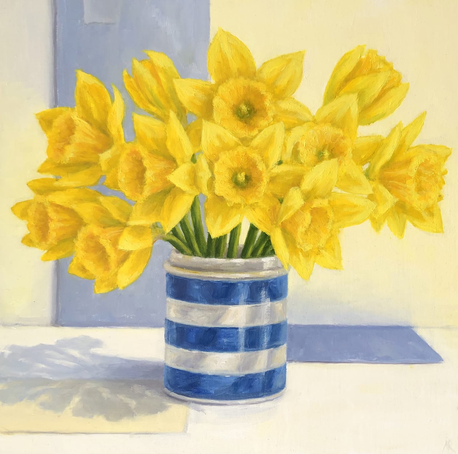 Marie Robinson, Daffs in Cornishware