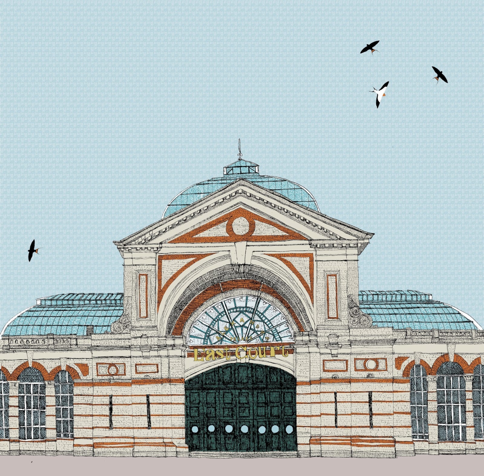 Clare Halifax, Heading in At East Court, Ally Pally