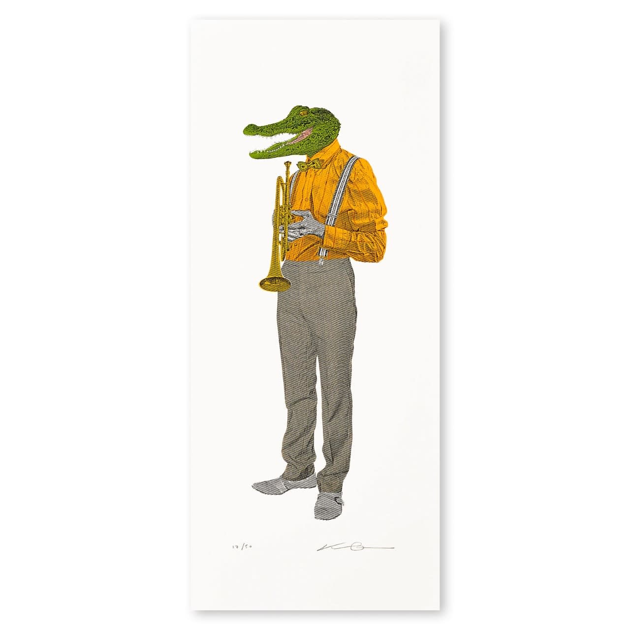 Kerry Eggleton, The Aligator on Trumpet