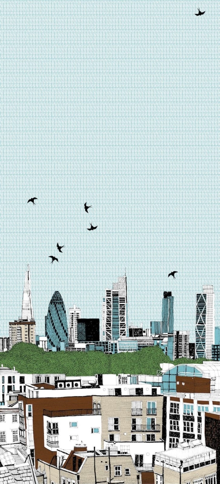 Clare Halifax, Snap Shot London Skyline
