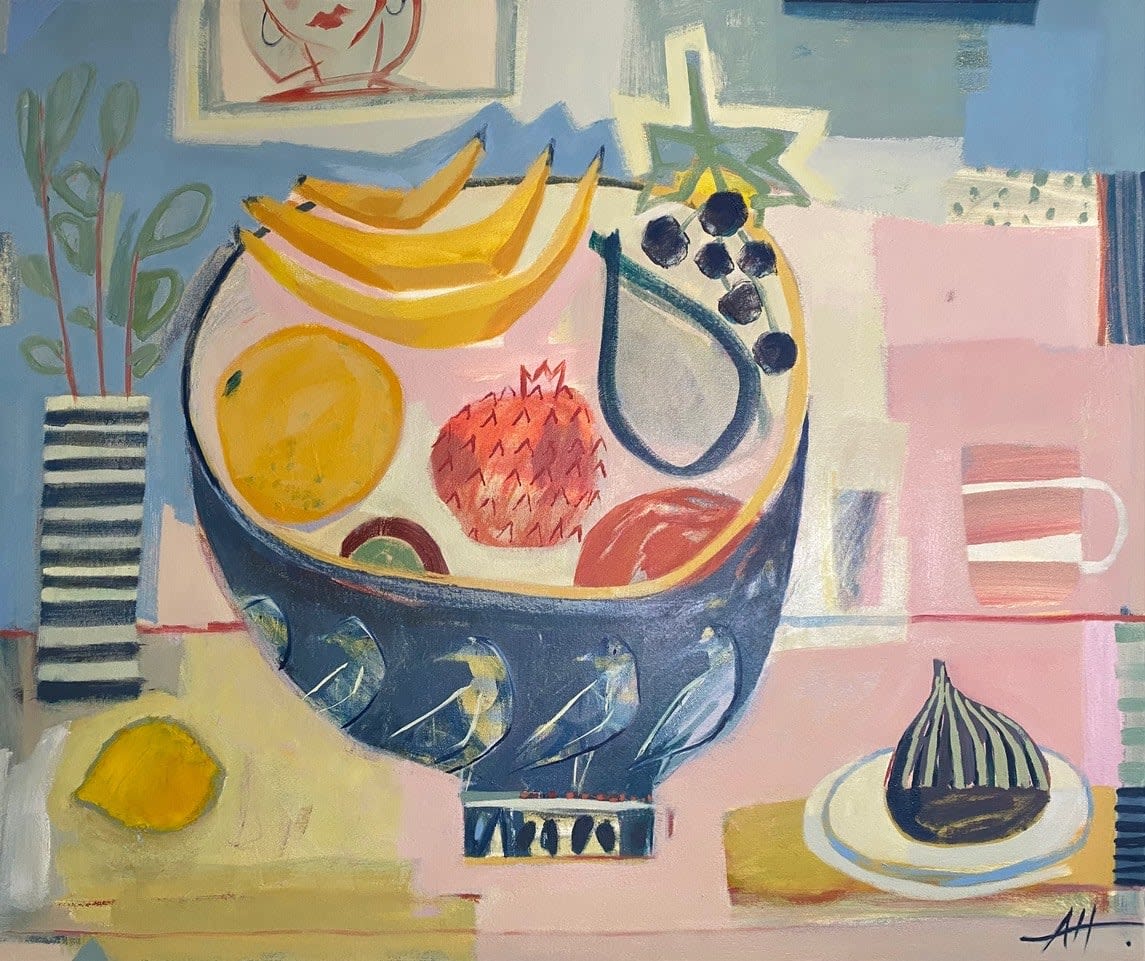 Anna Hymas, Fruit Bowl with Fig