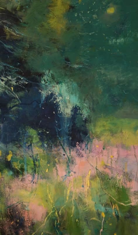 Andy Waite, Night Flowers in the Hummingbird Garden