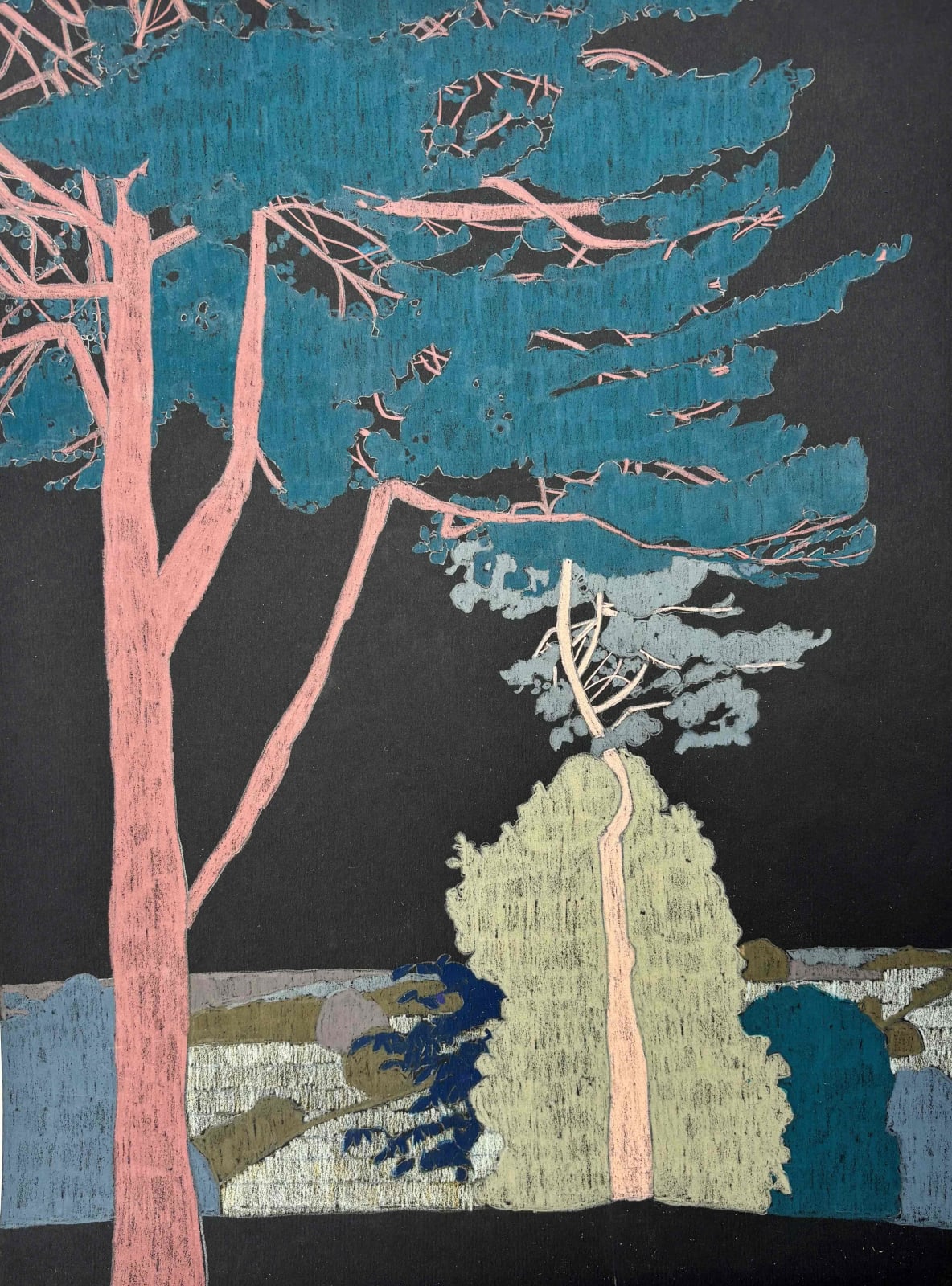 Drawings - Clare Halifax, Night Skies III