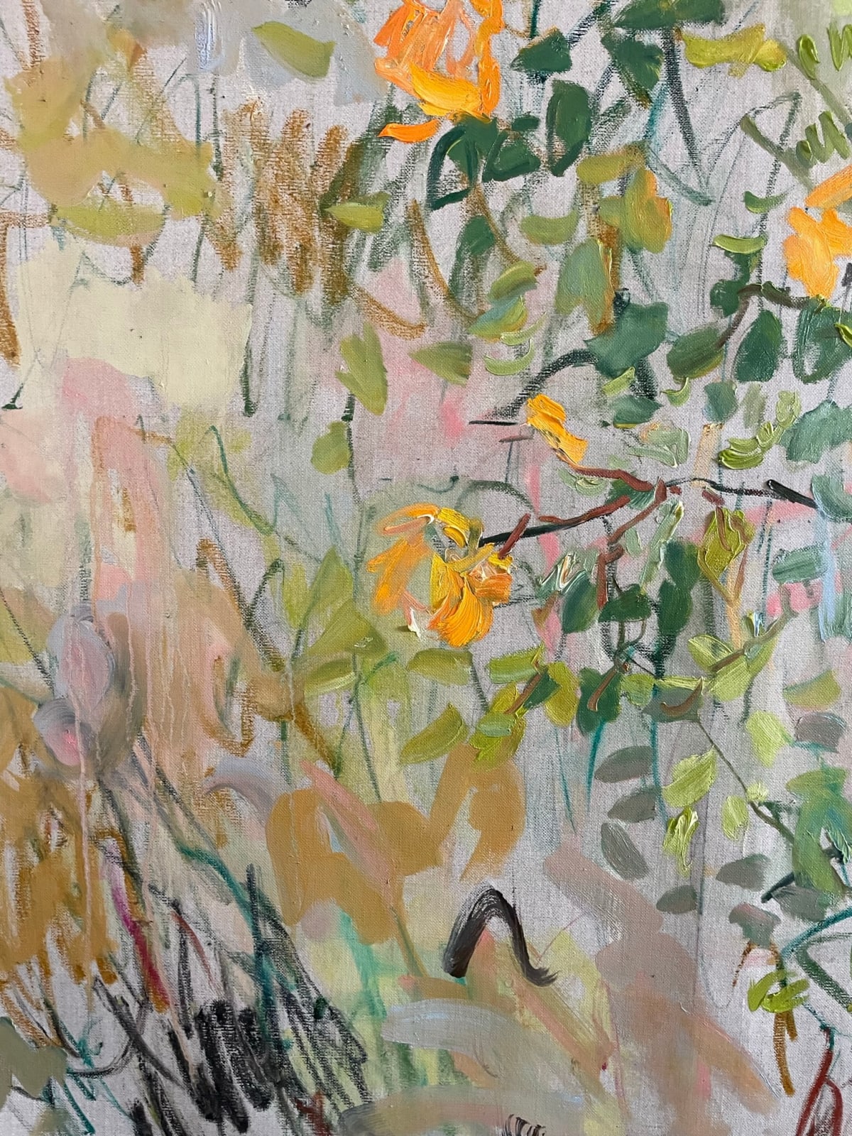 Lilia Orlova-Holmes, A ROSE IN AN AUTUMN GARDEN, 2022