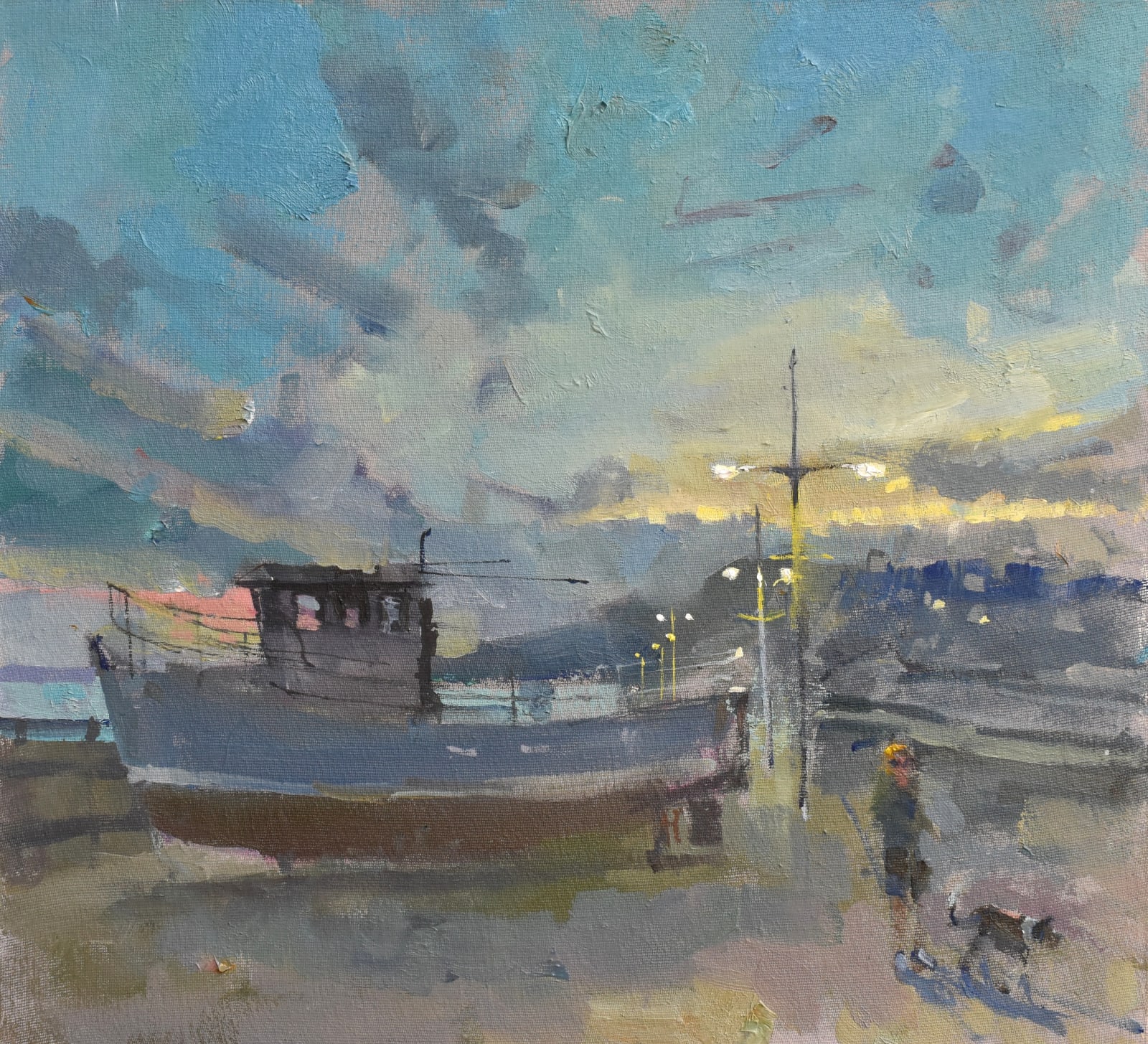 Richard Pikesley, Walking The Dog, West Bay