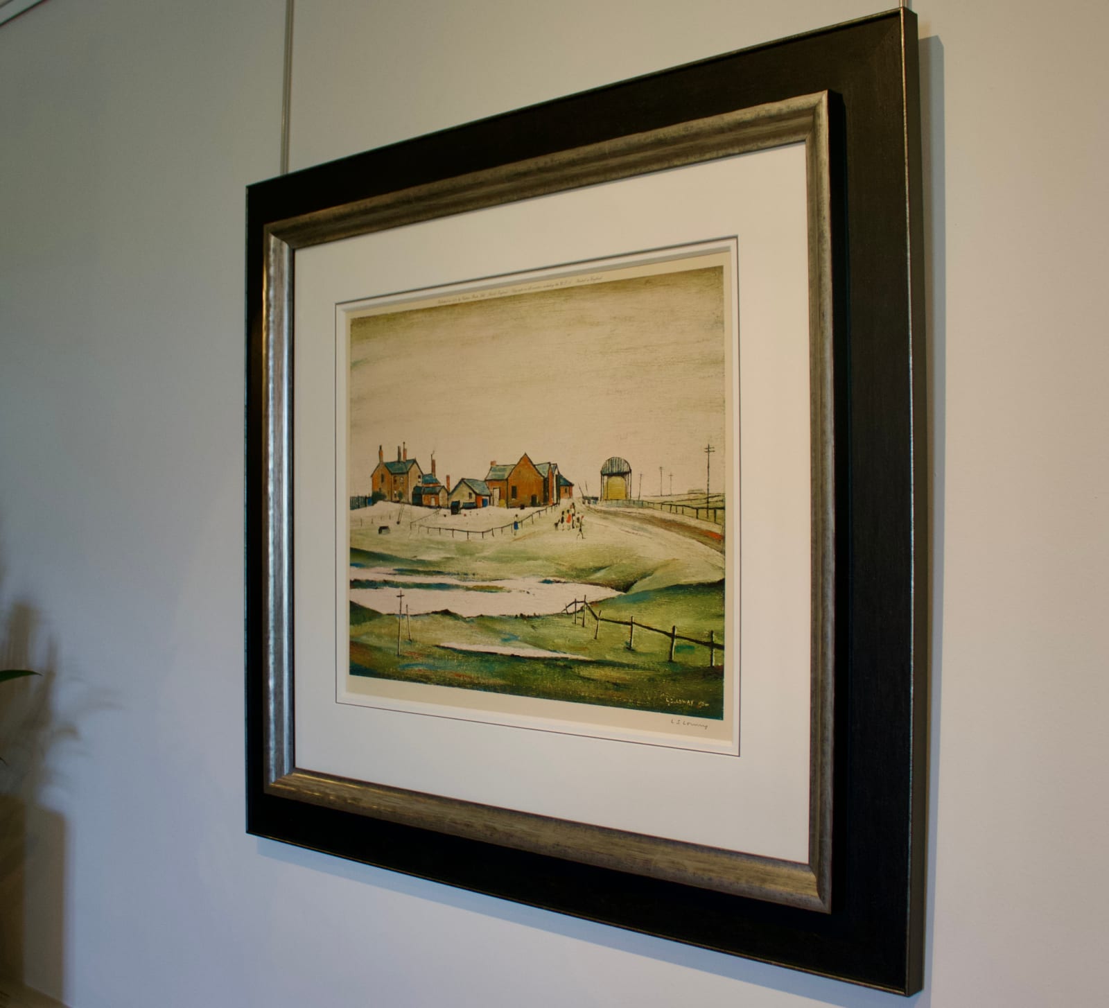 L.S. Lowry, LANDSCAPE WITH FARM BUILDINGS