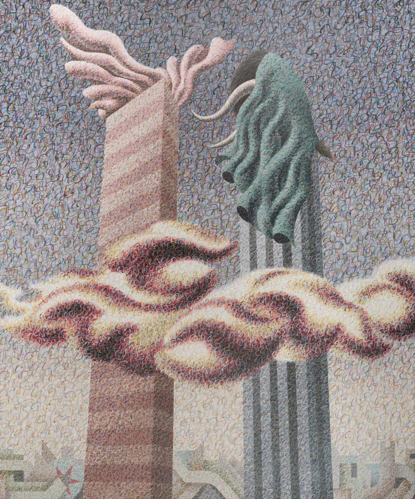 Henry Orlik, FIGHTING SKYSCRAPERS - Print