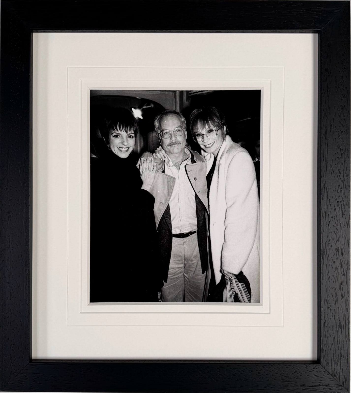 Richard Young, LIZA MINNELLI, RICHARD DREYFUSS AND SHIRLEY MACLAINE, LANGAN'S BRASSERIE, 1980