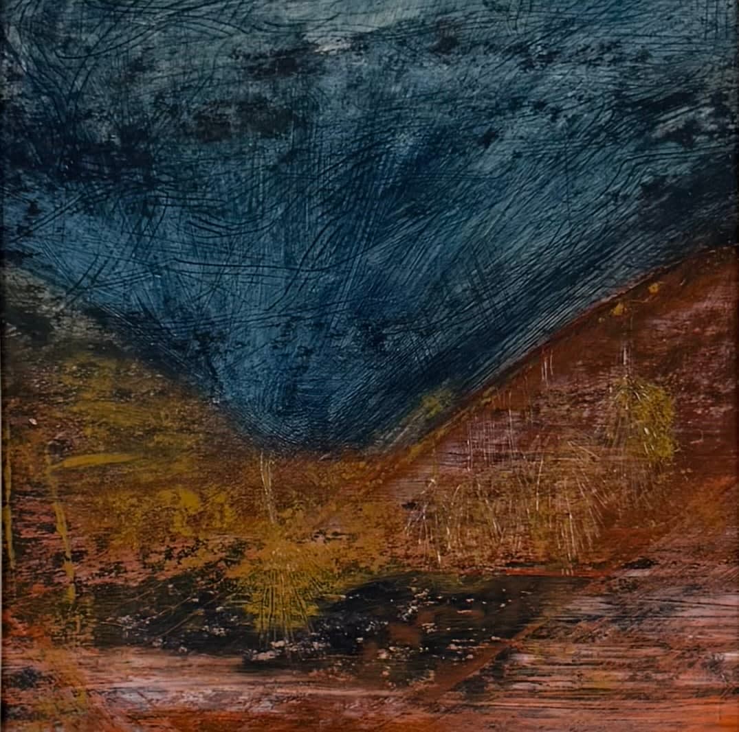 Diana Neale, Volcano At Sunset