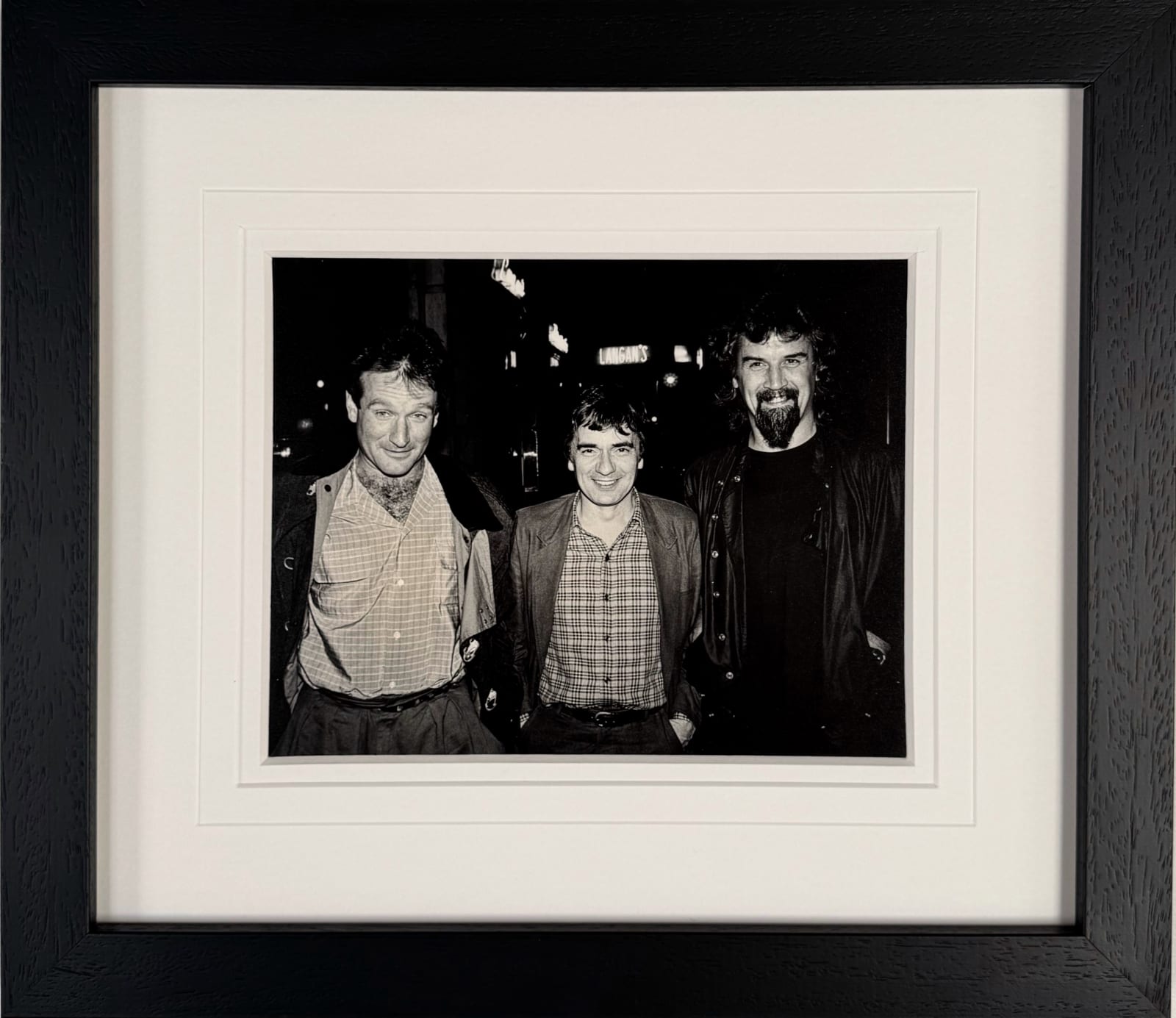 Richard Young, ROBIN WILLIAMS, DUDLEY MOORE AND BILLY CONNELLY, LANGAN'S BRASSERIE, 1980