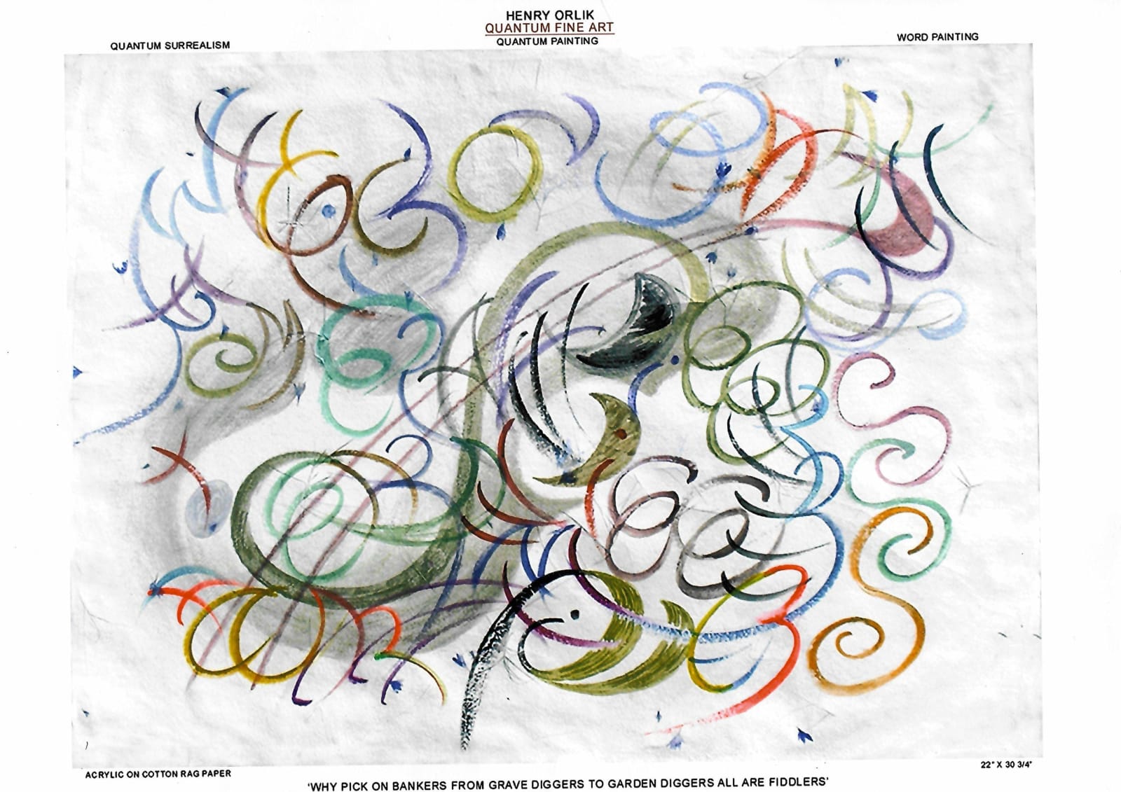 Henry Orlik, WHY PICK ON BANKERS