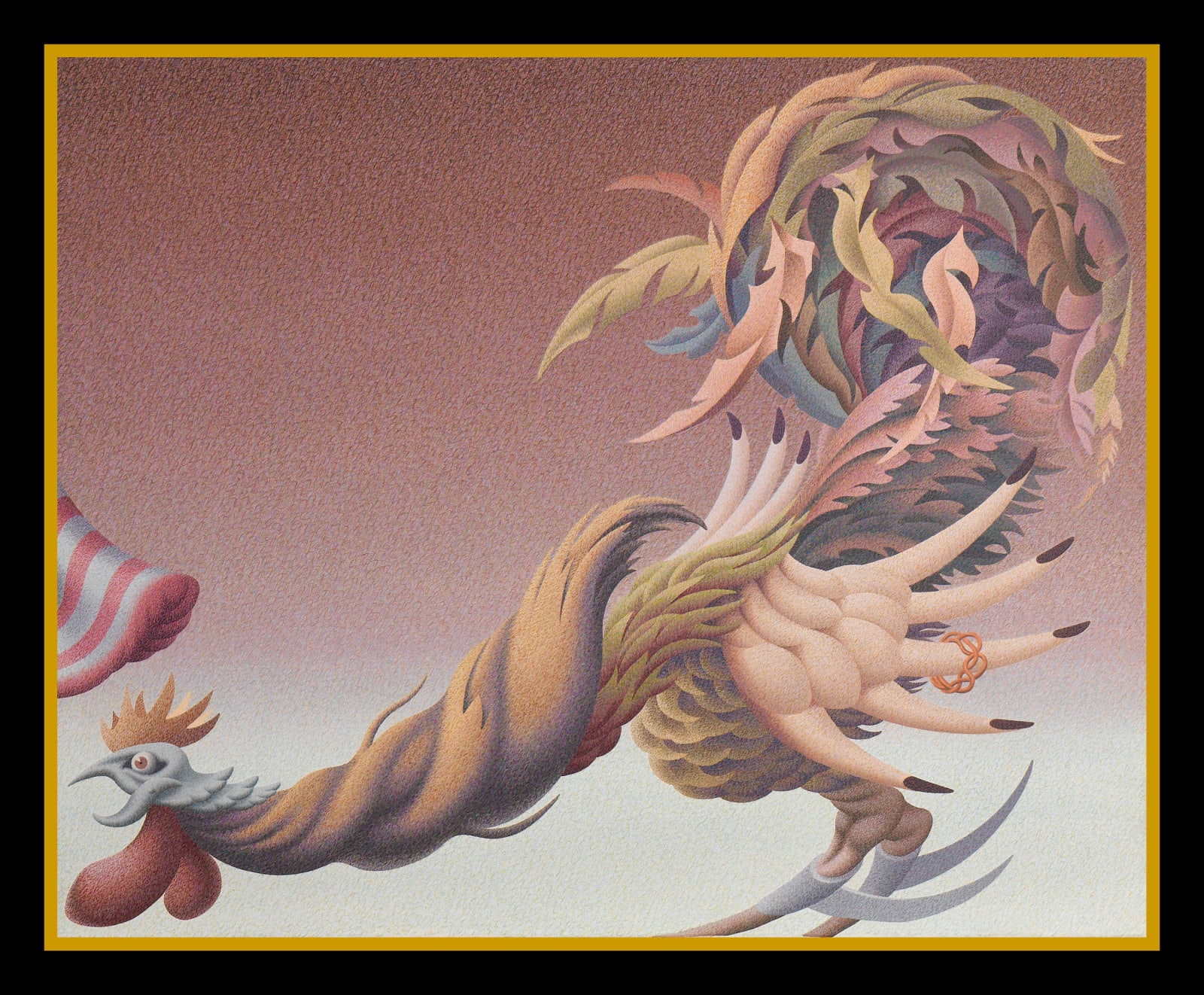 Henry Orlik, THE COCKEREL - Ltd Edition Print