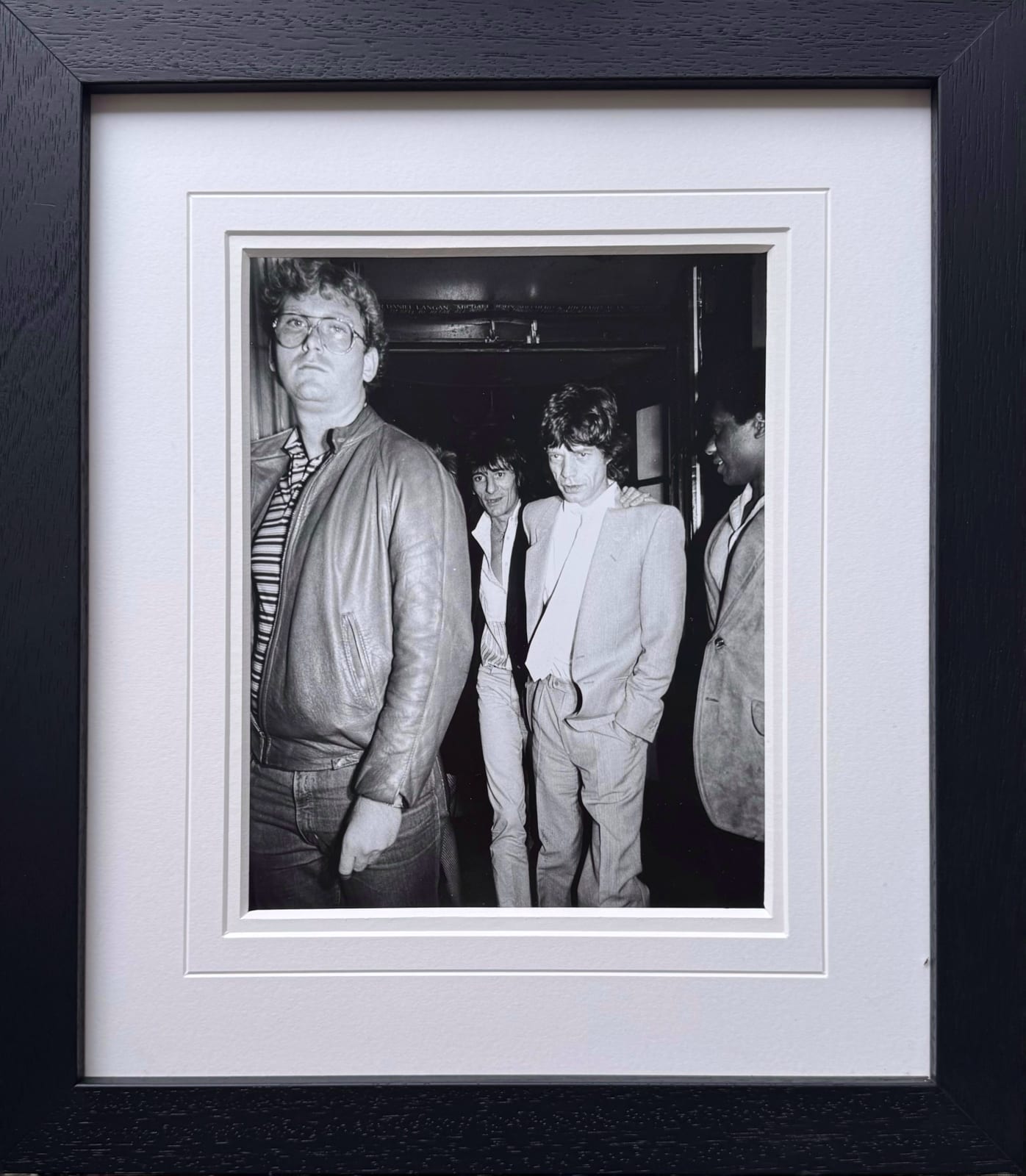 Richard Young, MICK JAGGER AND RONNIE WOOD, LANGAN'S BRASSERIE, 1980