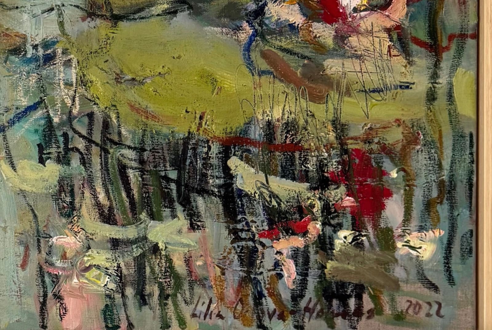 Lilia Orlova-Holmes, WATER LILIES, 2022
