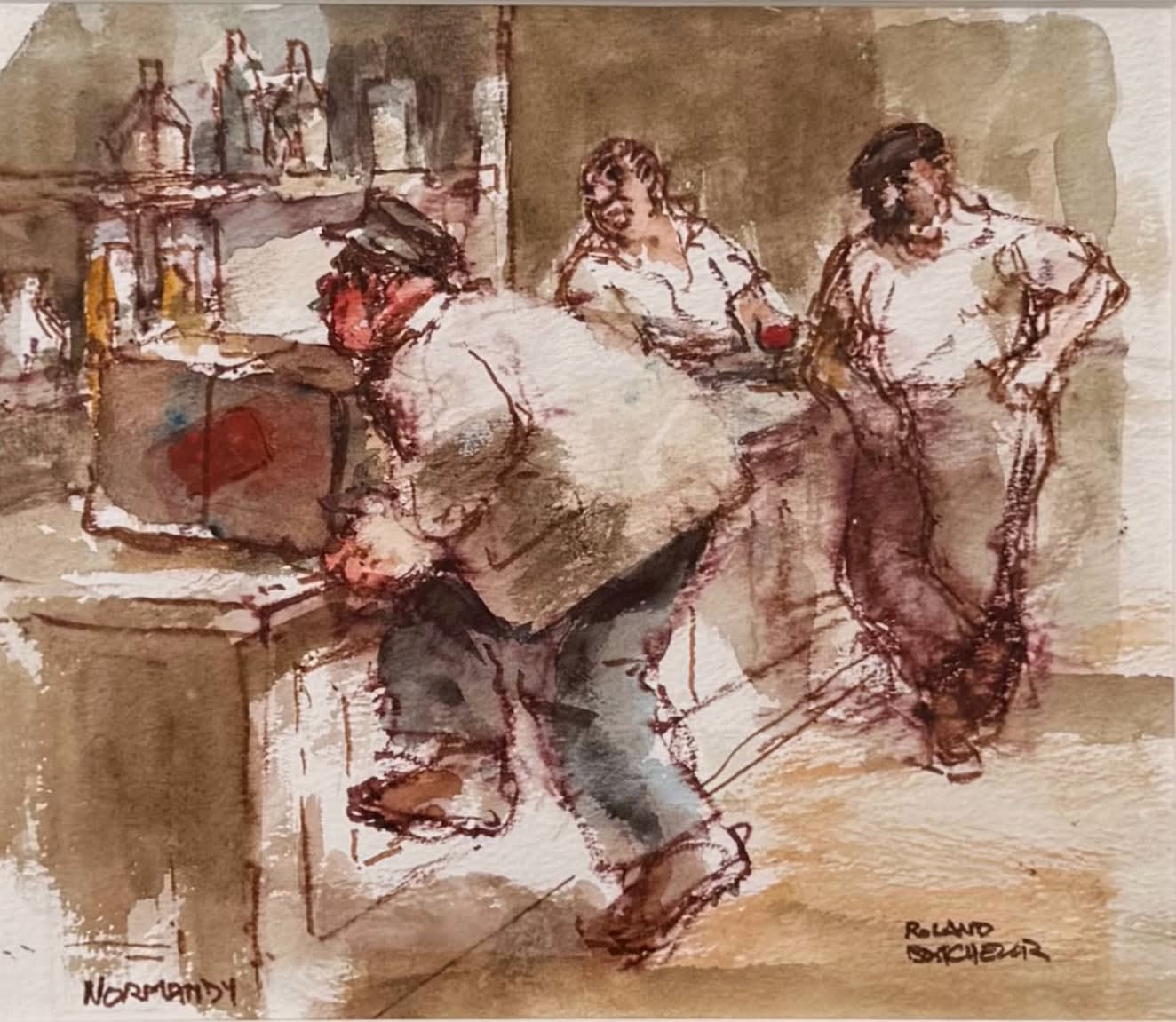 Roland Batchelor, R.W.S., The Heavy Load, Normandy