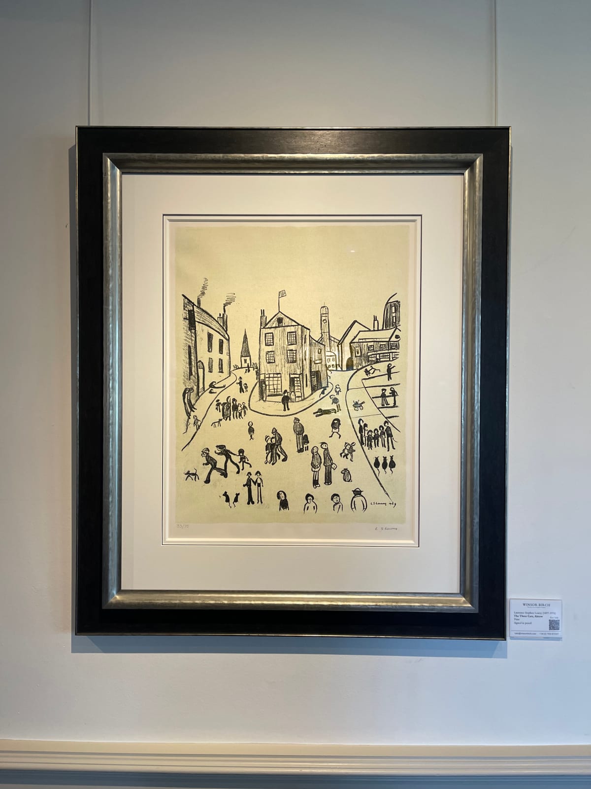 L.S. Lowry, THE THREE CATS, ALSTOW