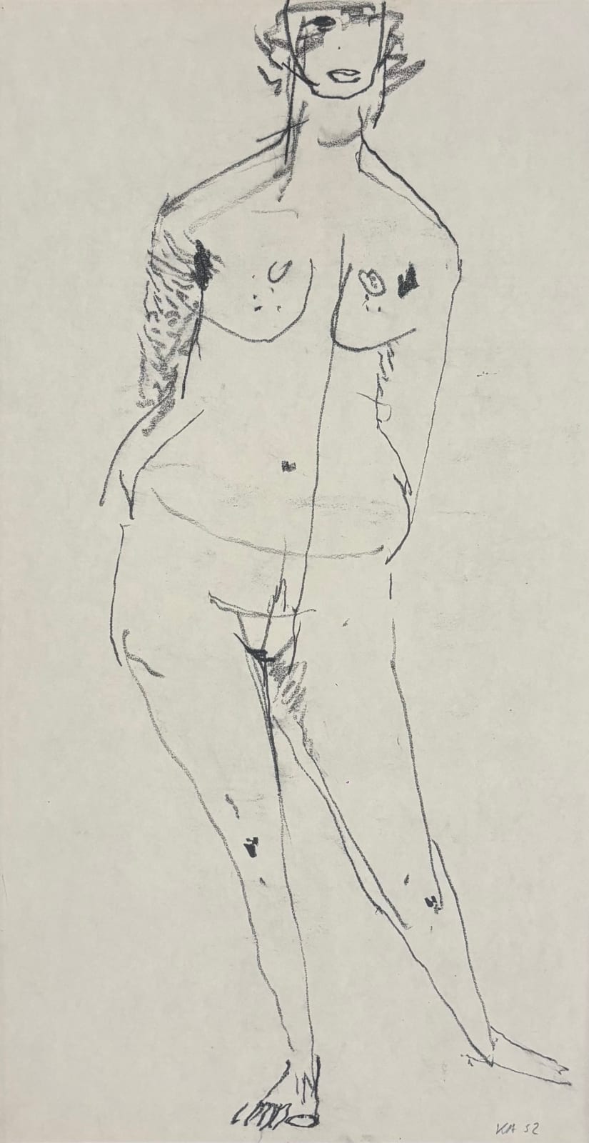 Kenneth Armitage, Standing Nude, 1952