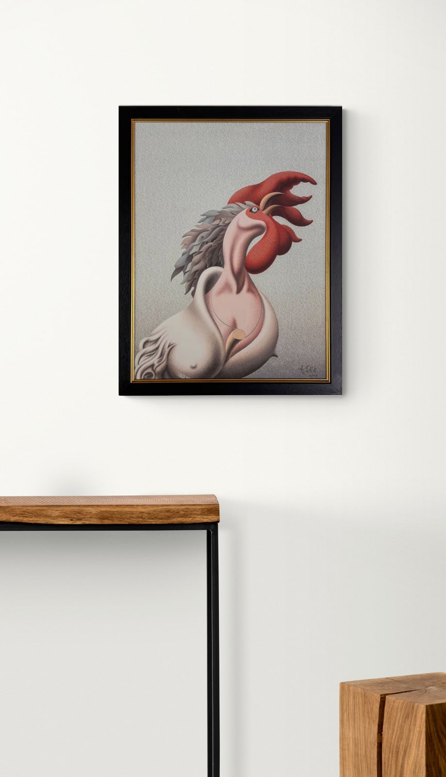 Henry Orlik, HENPECKED - Print