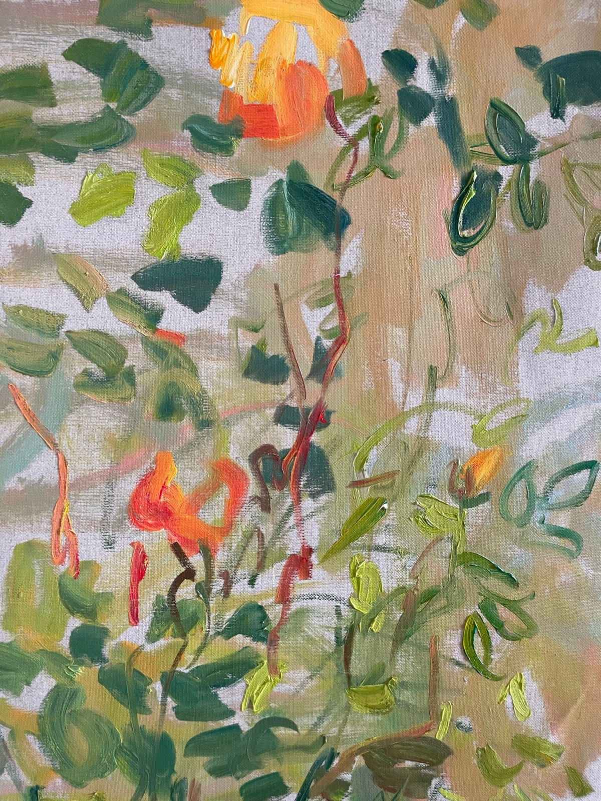 Lilia Orlova-Holmes, A ROSE IN AN AUTUMN GARDEN, 2022