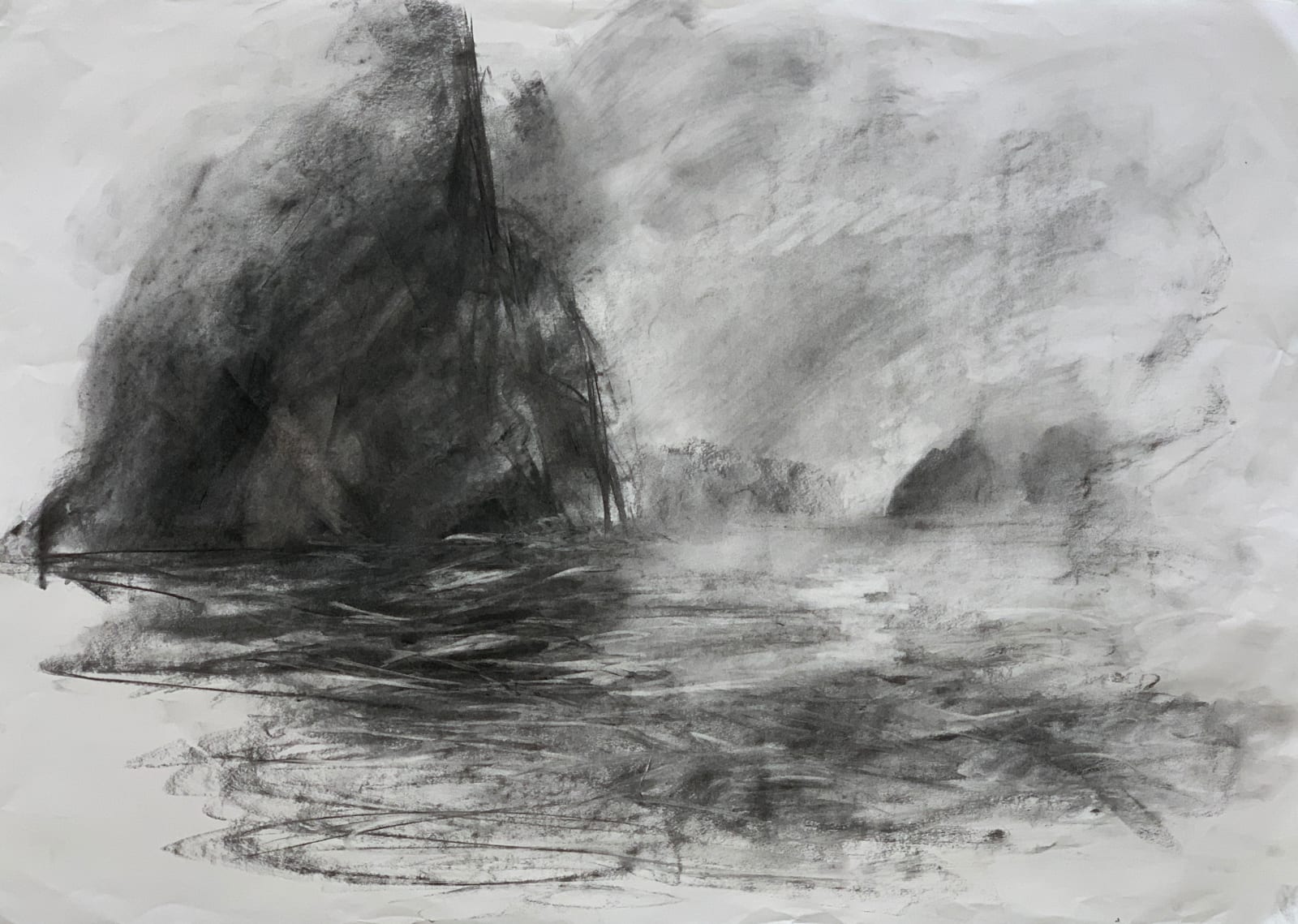 Geraldine van Heemstra, Stac An Armin And Stac Lee Rising From The Fog (St. Kilda)