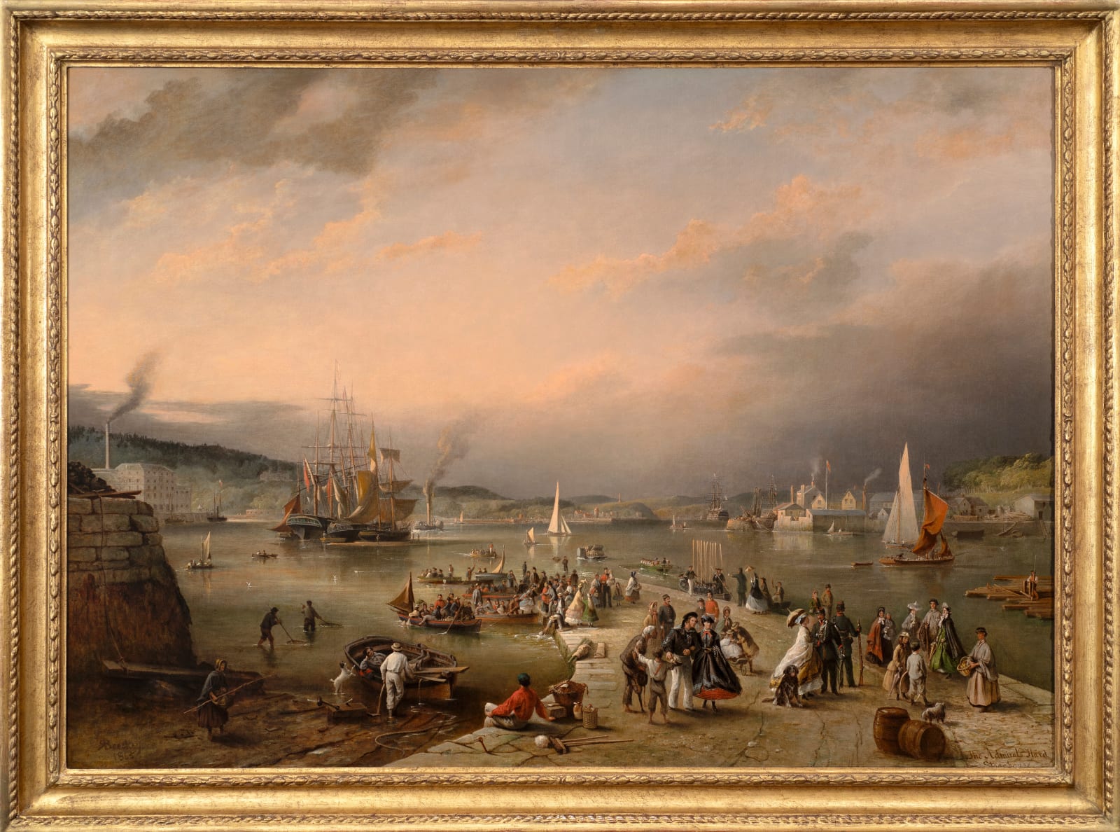 Richard Brydges Beechey, The Admiral's Hard, Stonehouse, Plymouth, 1865