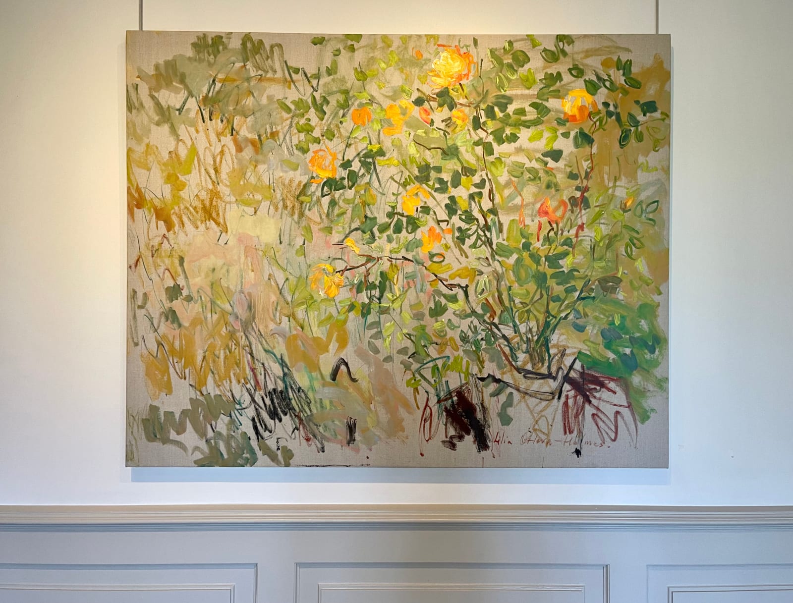 Lilia Orlova-Holmes, A ROSE IN AN AUTUMN GARDEN, 2022