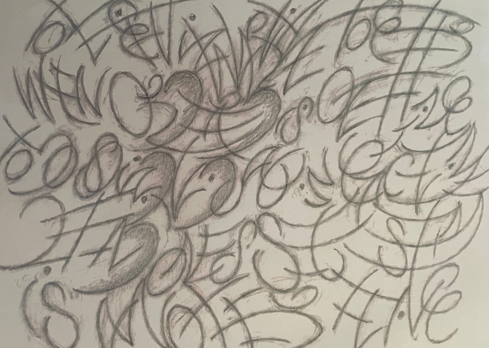 Henry Orlik, Cartoon for Word Painting TO FIGHT IN WARTIME TOGETHER WHEN ORDERED IS ONE THING TO DO SO INDIVIDUALLY IN PEACETIME DEFEND ONES SELF ESTEEM IS ANOTHER THING 29,30.4.17