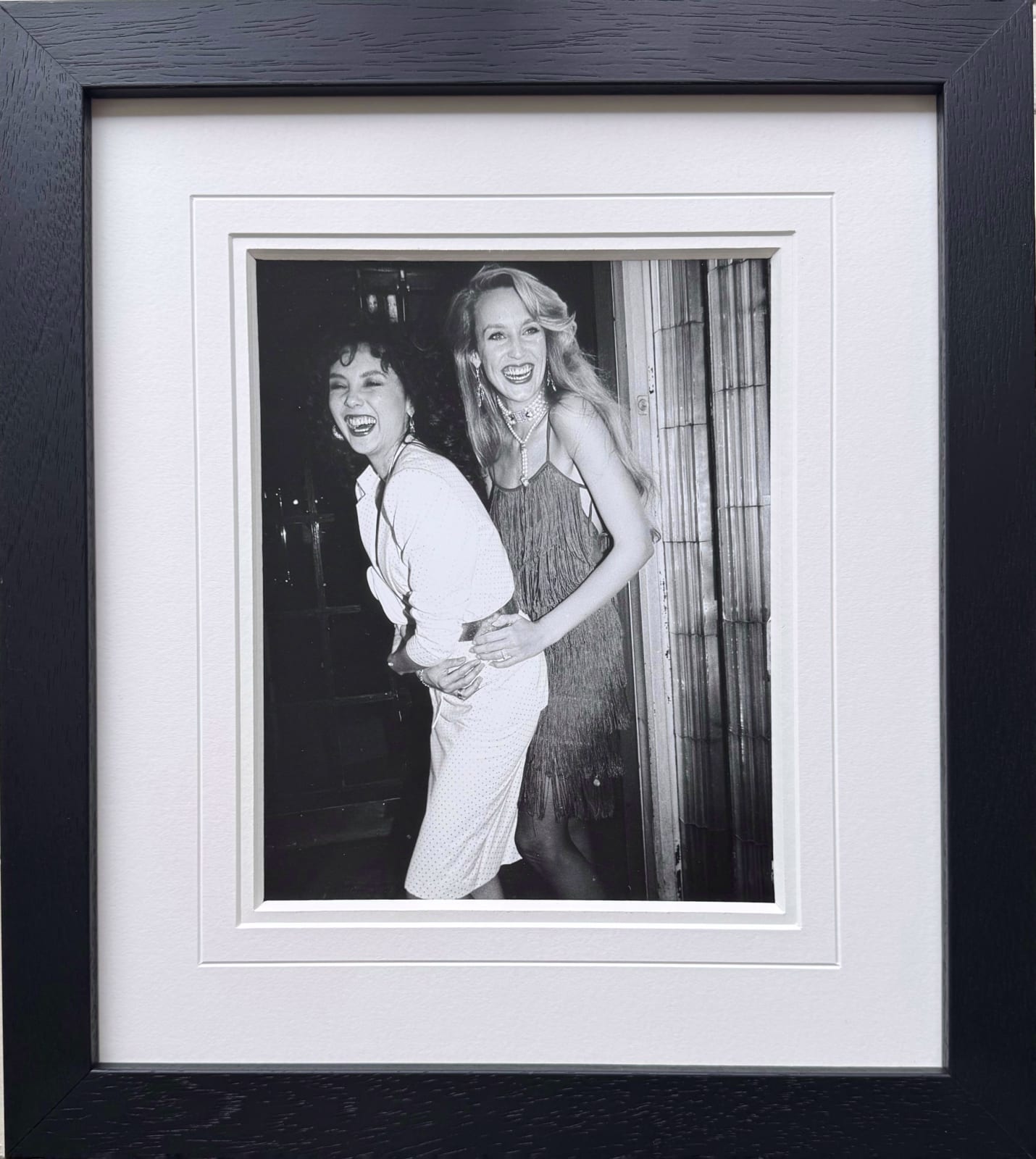 Richard Young, MARIE HELVIN AND JERRY HALL, LANGAN'S BRASSERIE, 1980