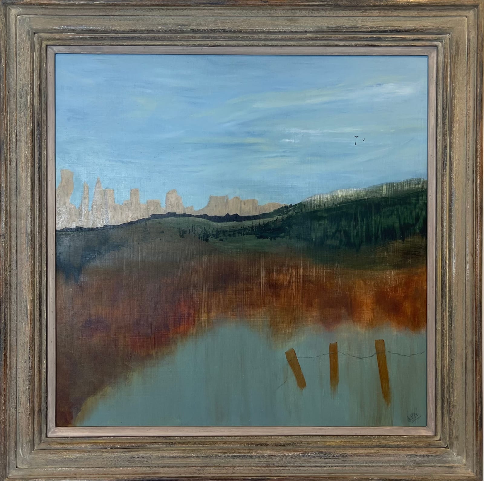 Diana Neale, City Above The Lake, 2024