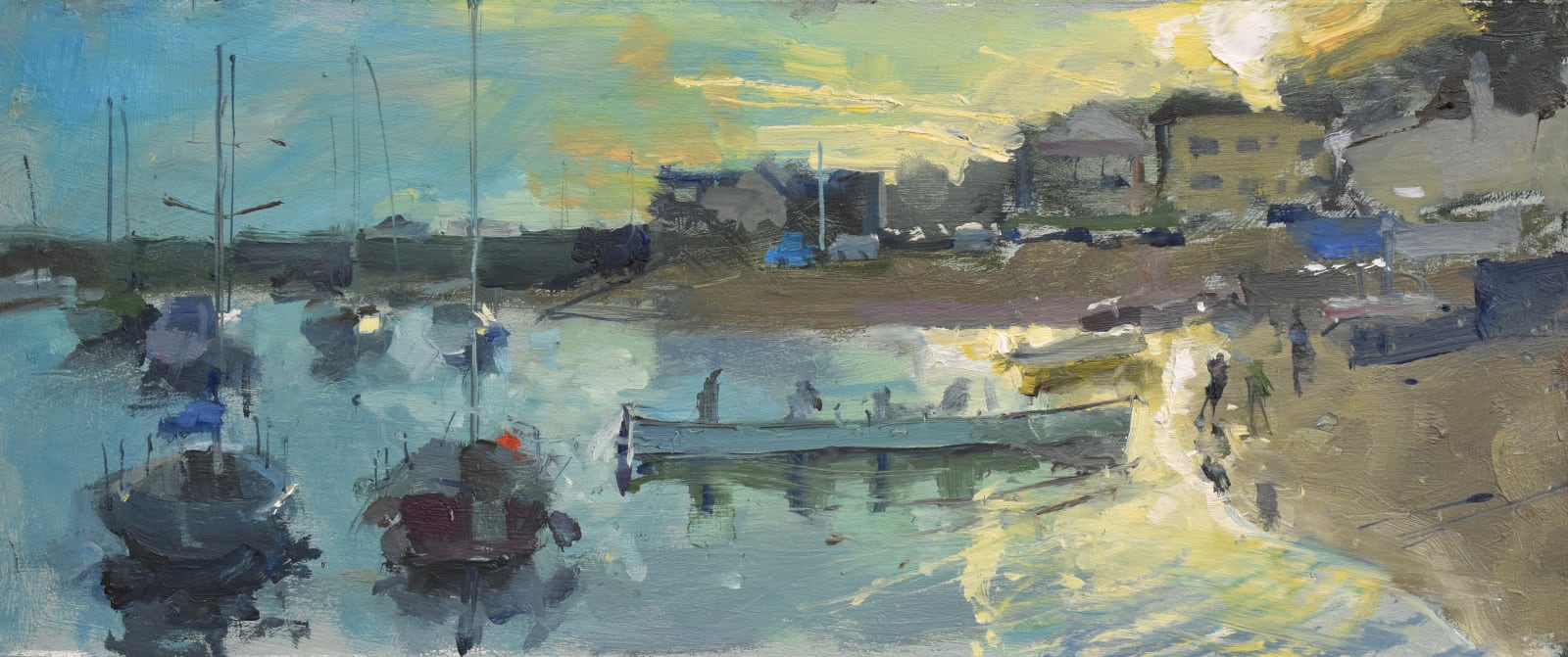 Richard Pikesley, Gig Boat, Evening Tide