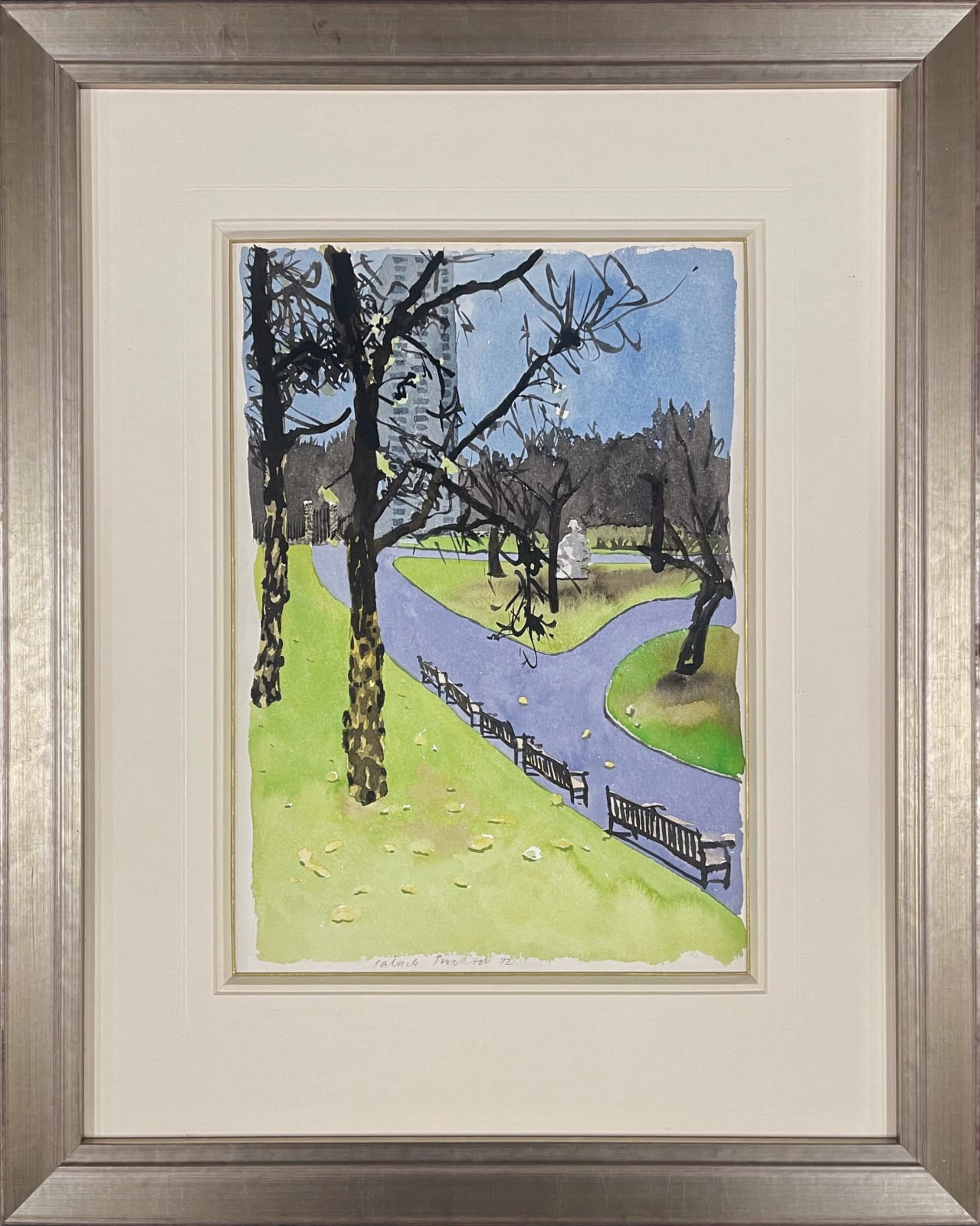 Patrick Procktor, TREES IN PARK, 1972