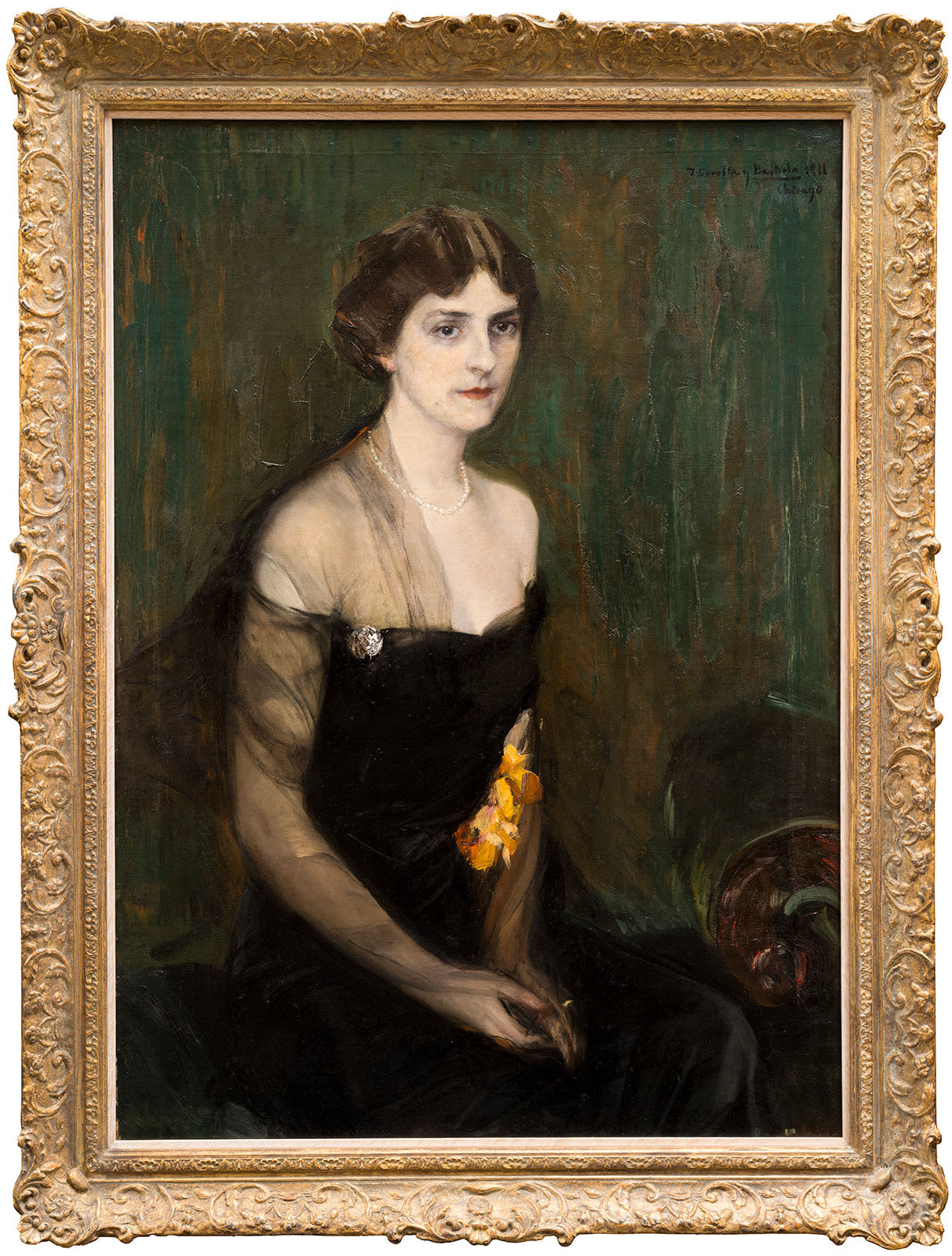 Joaquín Sorolla y Bastida, Portrait of Mrs. Orville E. Babcock, 1911