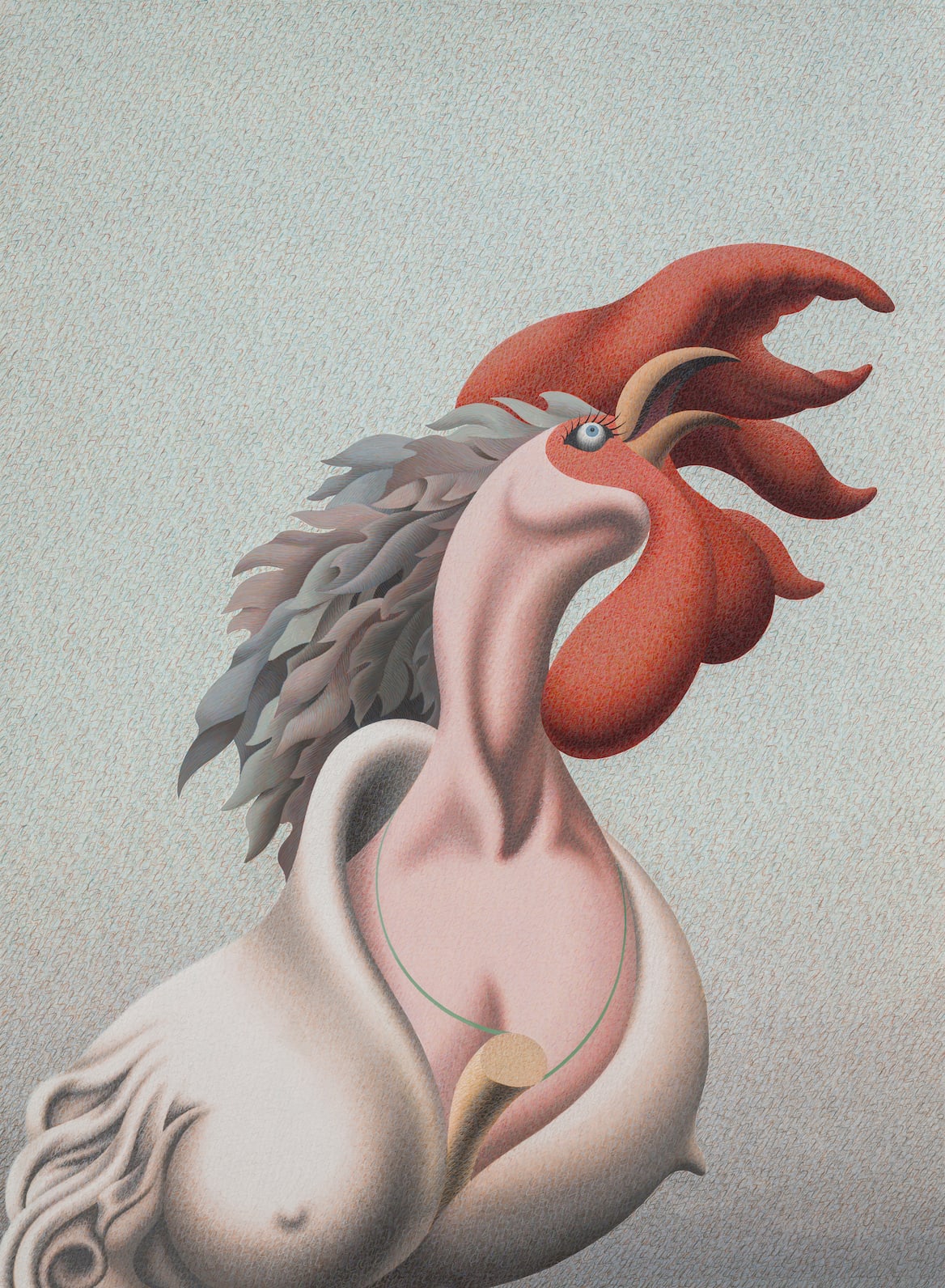 Henry Orlik, HENPECKED - Print