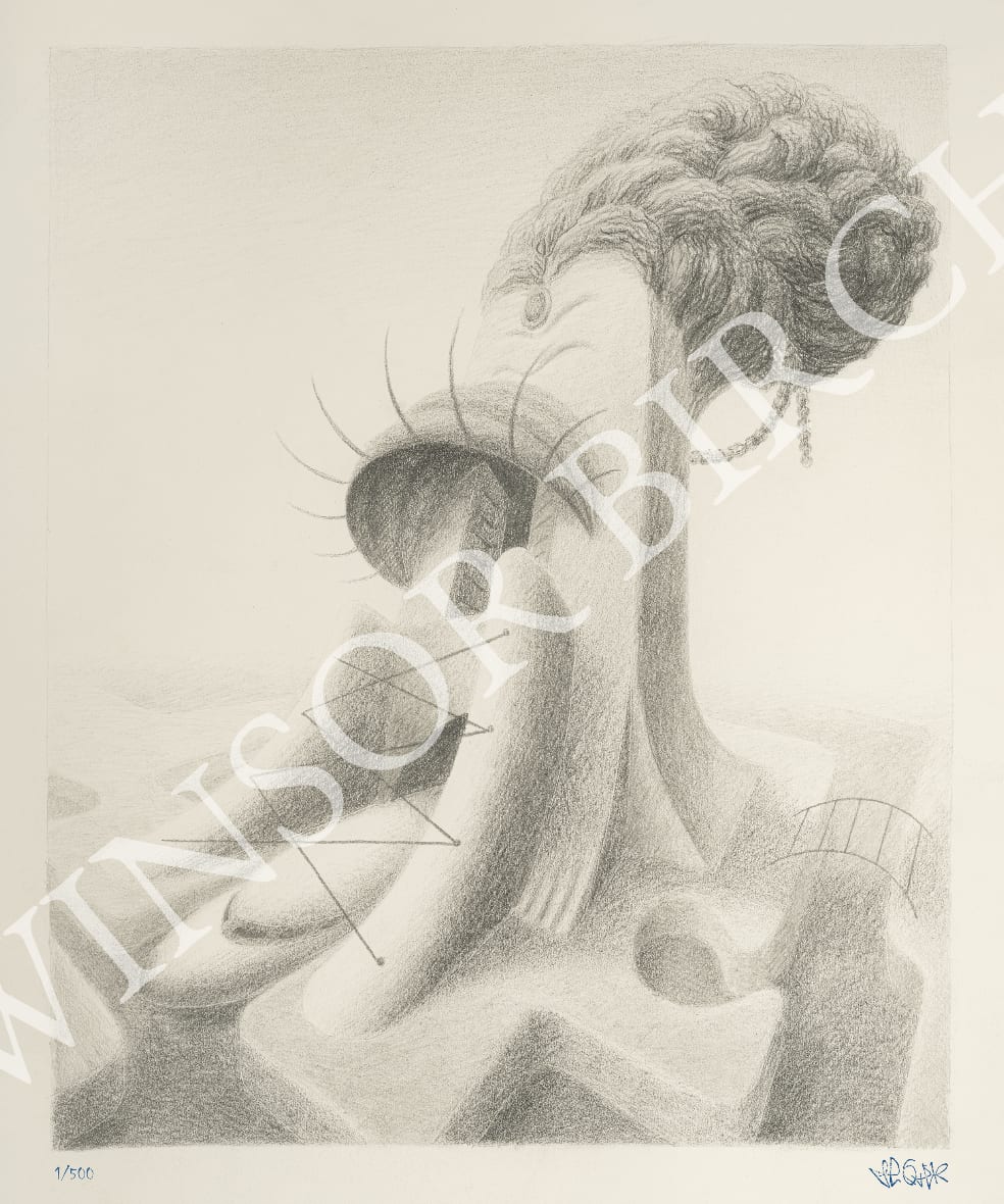 Henry Orlik, CALIFORNIAN SPHINX Ltd Edition Print Winsor Birch