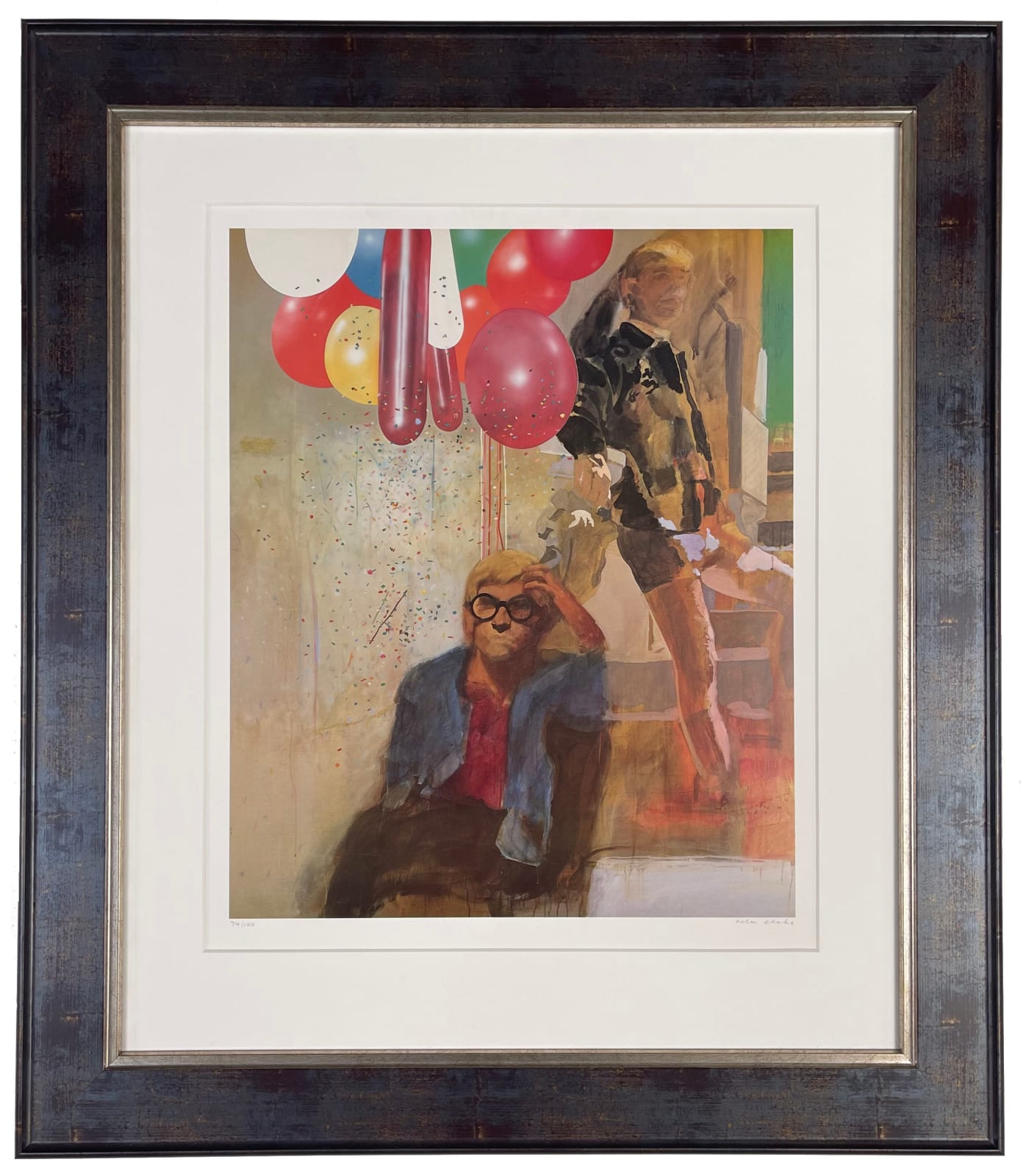 Peter Blake, PORTRAIT OF DAVID HOCKNEY IN A HOLLYWOOD SPANISH INTERIOR