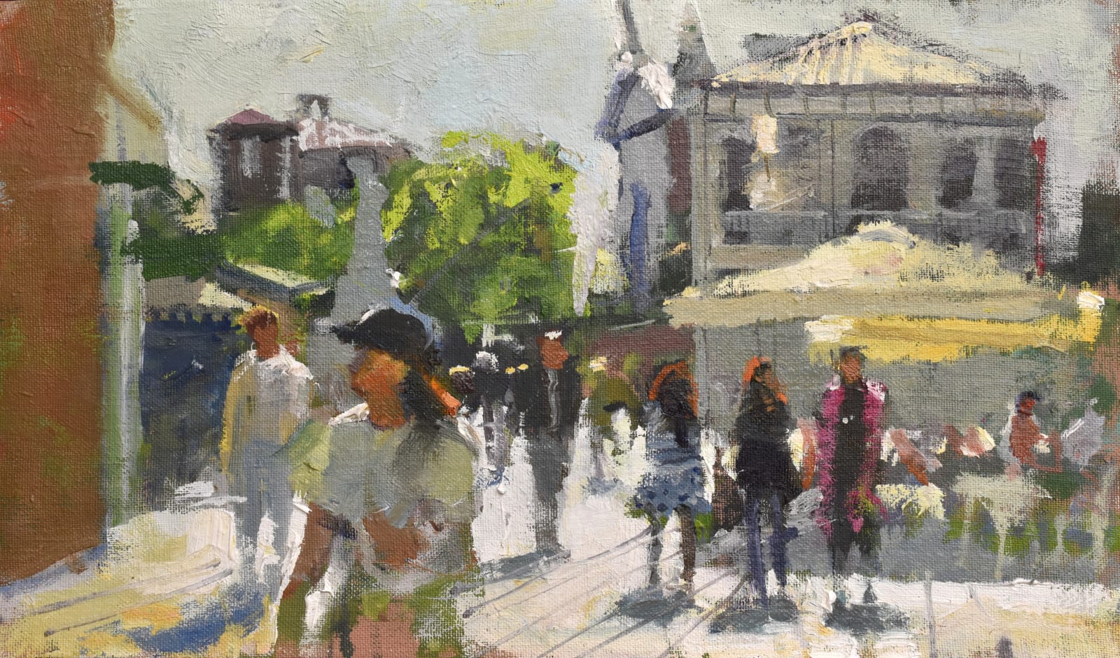 Richard Pikesley, Walkers And Diners, Campo San Stefano