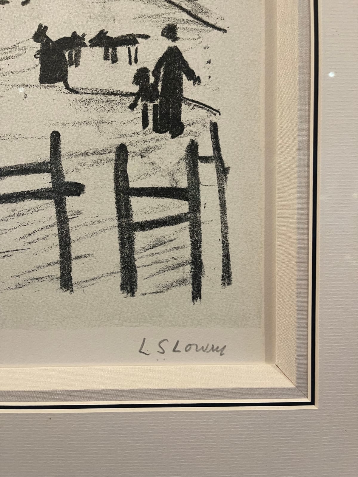 L.S. Lowry, WINTER IN BROUGHTON, 1969