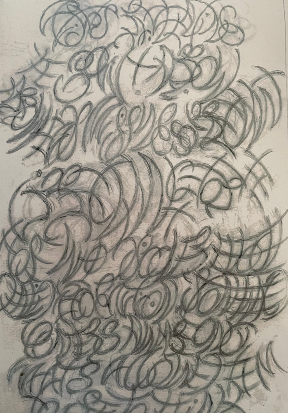 Henry Orlik, Cartoon for Word Painting ARTISTS REINVENTING THE BOW AND ARROW ARROWHEADS MISSING SO IRRELEVANT IRRELEVANCE FOR THE IRRELEVANT THOSE WHO DISCOVER EVOLVE DENIED RECOGNITION STONEWALLED PUNTERS AWARE ONLY WHATS ALLOWED THEM TO SEE TO THINK