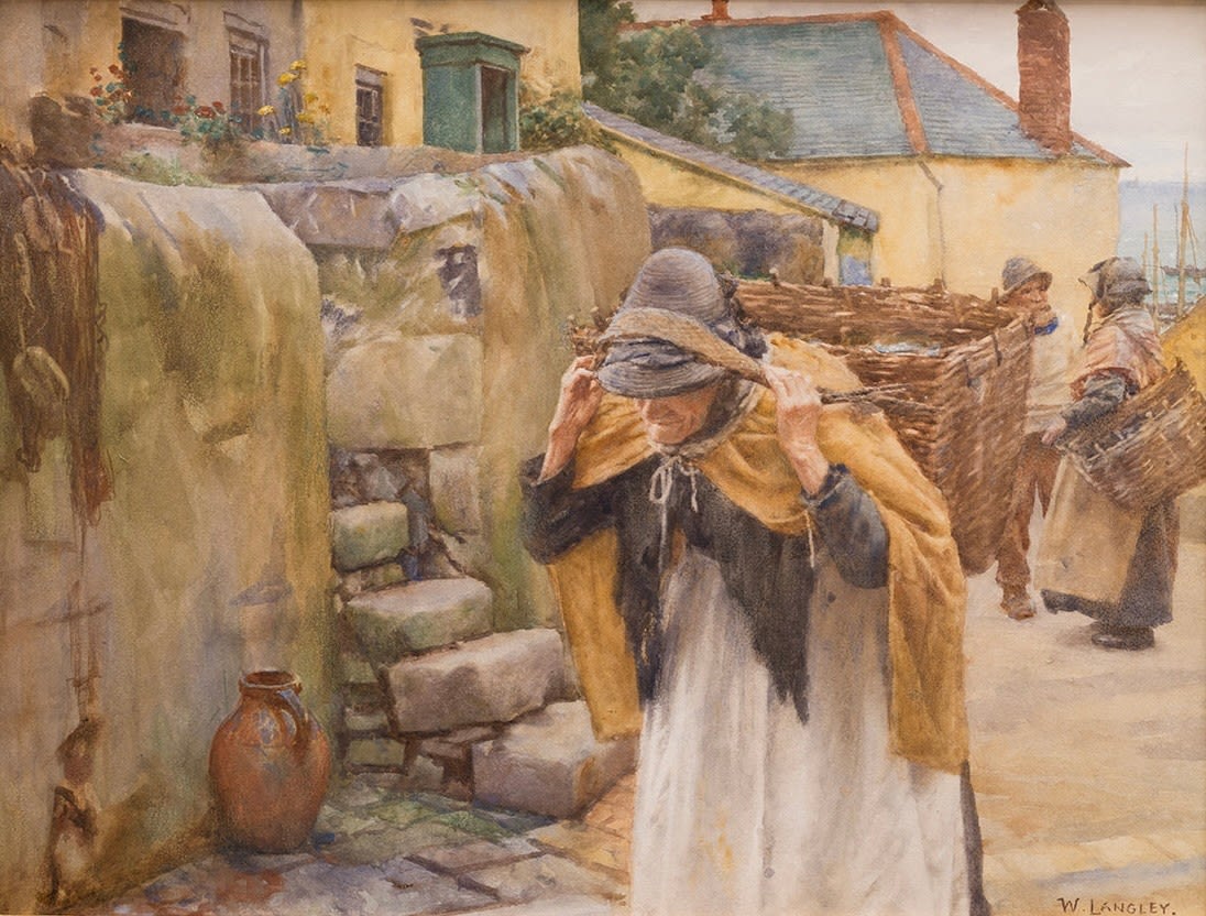 Walter Langley, Carrying The Catch, circa 1890s