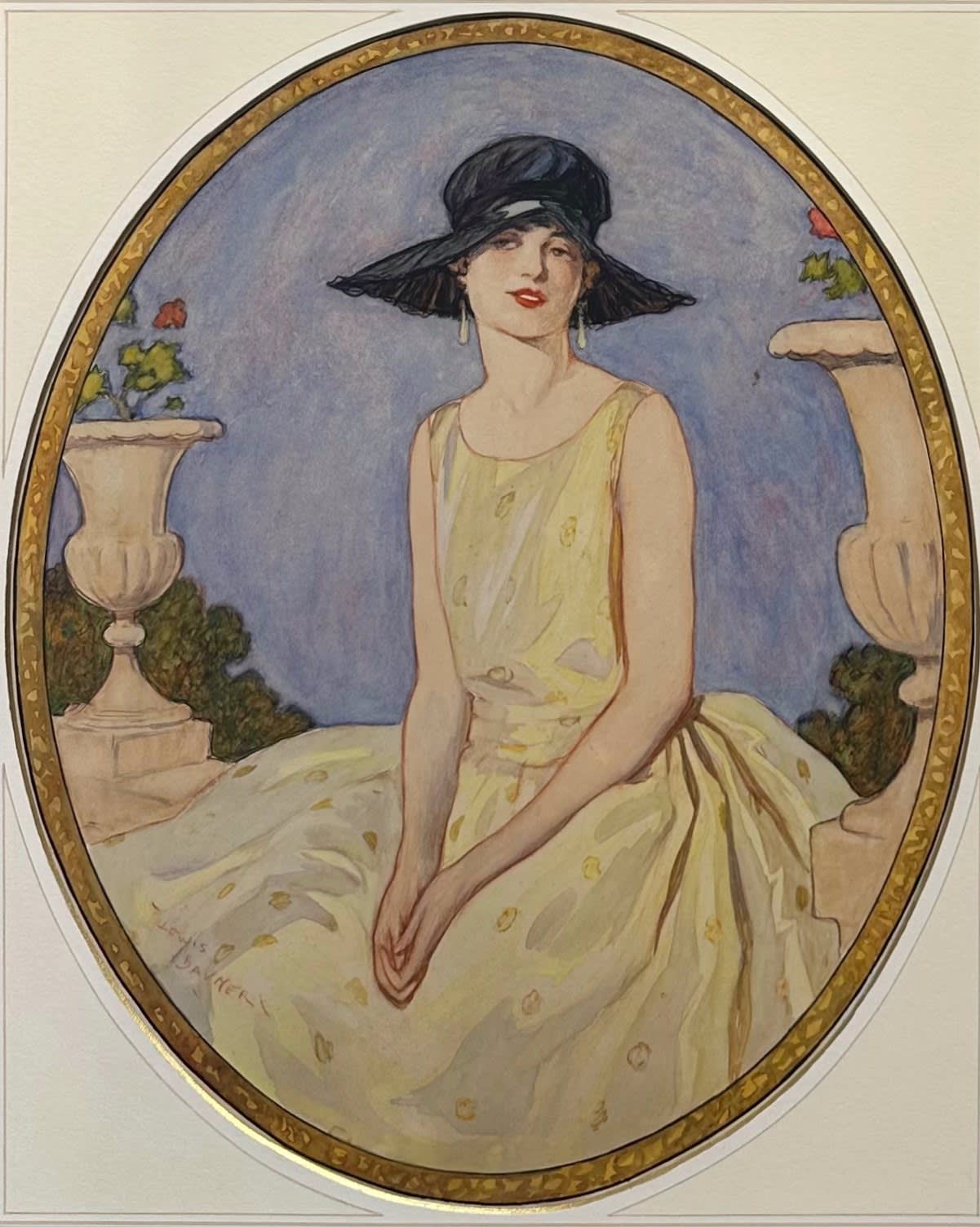 Lewis Baumer, THE YELLOW DRESS