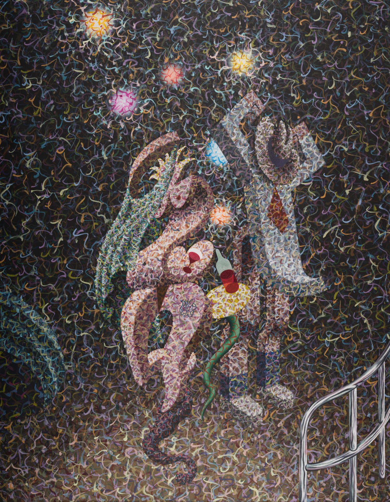 Henry Orlik, WINOS IN CENTRAL PARK (Acrylic) - Print