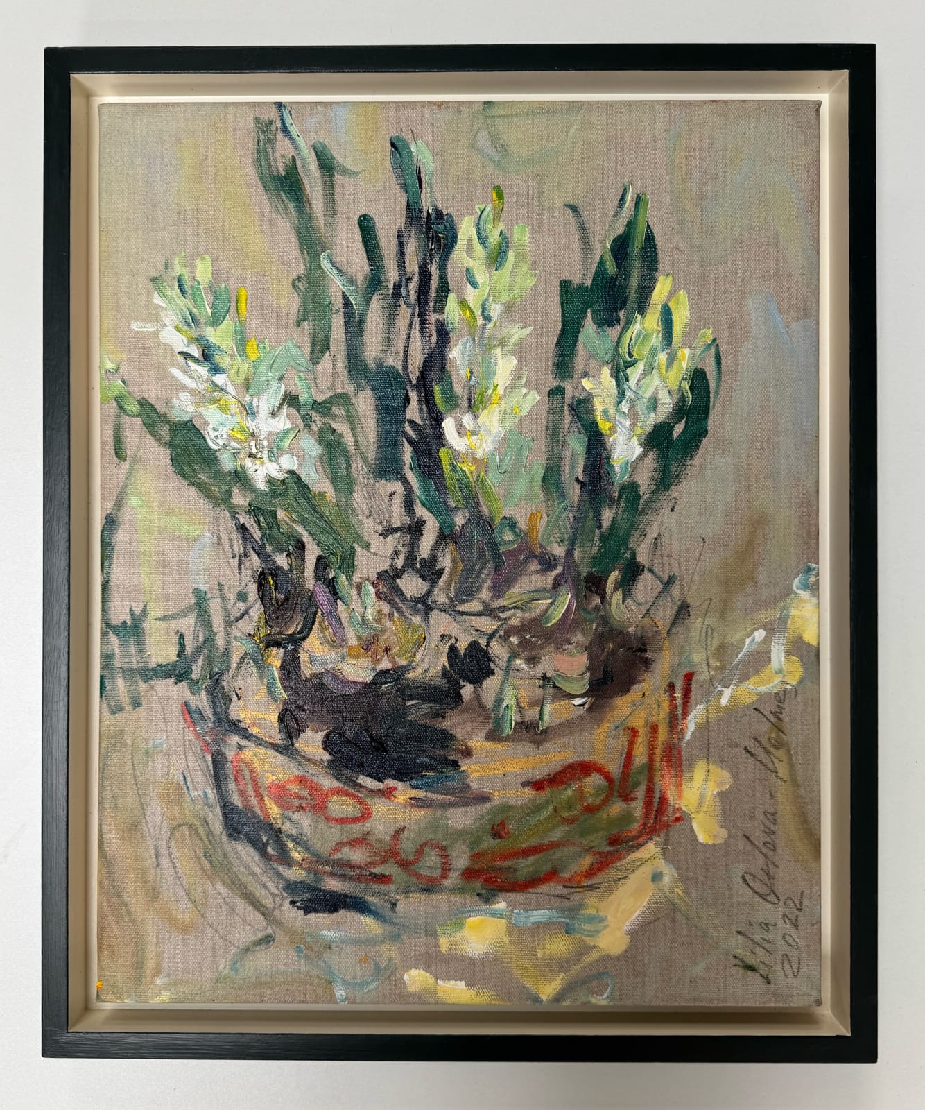 Lilia Orlova-Holmes, HYACINTH IN A BOWL, 2022